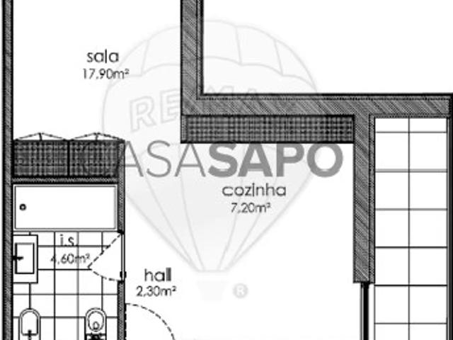 Apartamento T1 para alugar no Porto