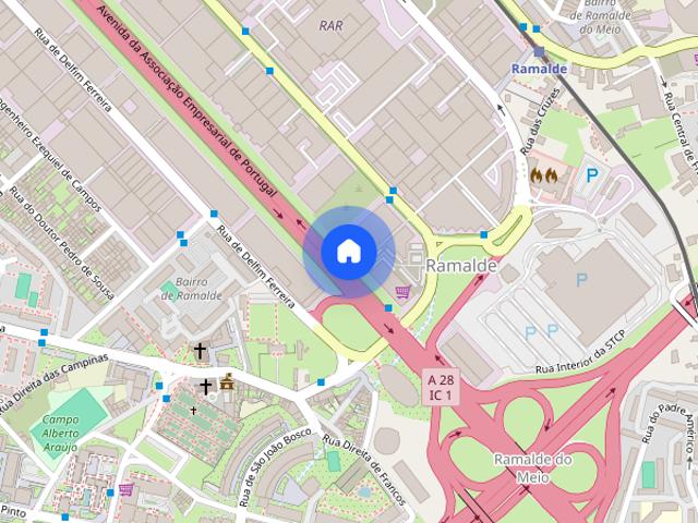 Apartamento T1 para alugar no Porto