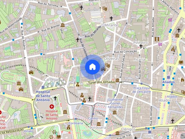 Apartamento T1 para alugar no Porto