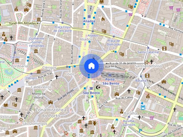 Apartamento T1 para alugar no Porto
