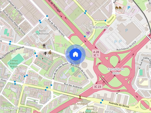 Apartamento T1 para alugar no Porto