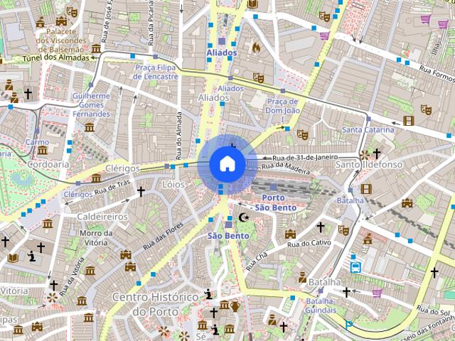 Apartamento T1 para alugar no Porto