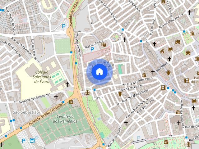 Apartamento T1 renovado Evora centro