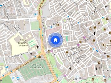 Apartamento T1 renovado Evora centro