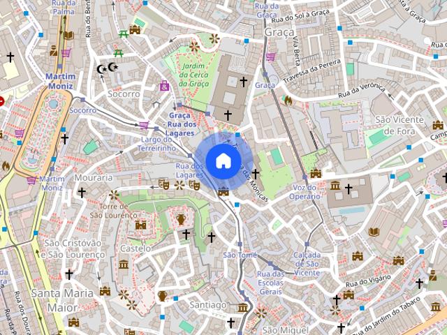 Apartamento T1mais1 em zona historica de Lisboa