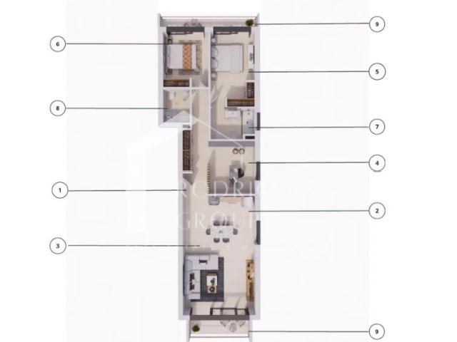 Apartamento T2+1 em Espartal, Aljezur