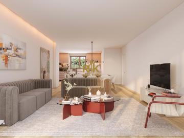 Apartamento T2+1 mobilado com vista mar