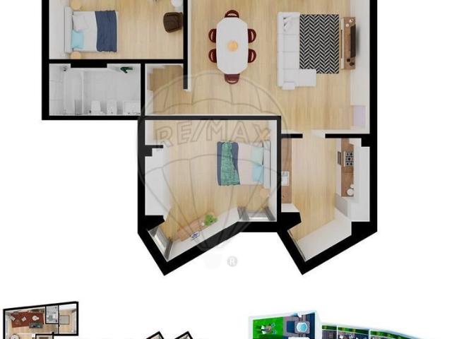 Apartamento T2 à venda em Alcobaça