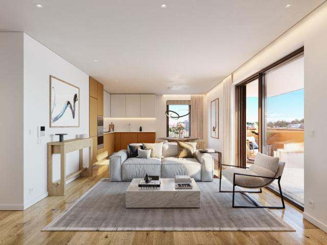 Apartamento T2 c/ 108 m2 ABP + terraço c/ 28 m2 | Exposição solar nascente sul | Piscina + campo de padel + espaço coworking | Espaço verde privativo+ Zona infantil | Lugar de garagem + arrumo | Rio Tinto Gondomar