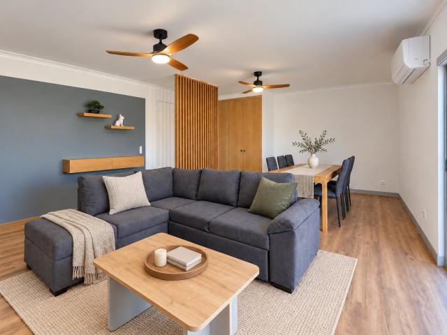 Apartamento T2 com 118 m² de área interior, varanda e piscina em Tavira