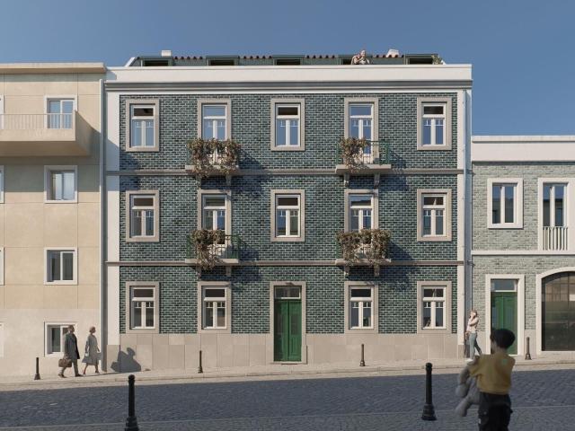 Apartamento T2 com jardim ou terraço na Estrela, Lisboa 70m² Estrela