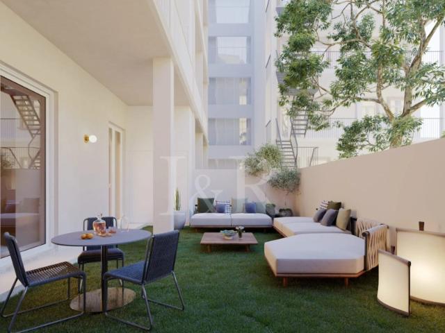 Apartamento T2 com jardim perto da Gulbenkian