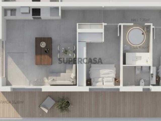 APARTAMENTO T2 COM PISCINA PERTO DA PRAIA EM MONTE GORDO
