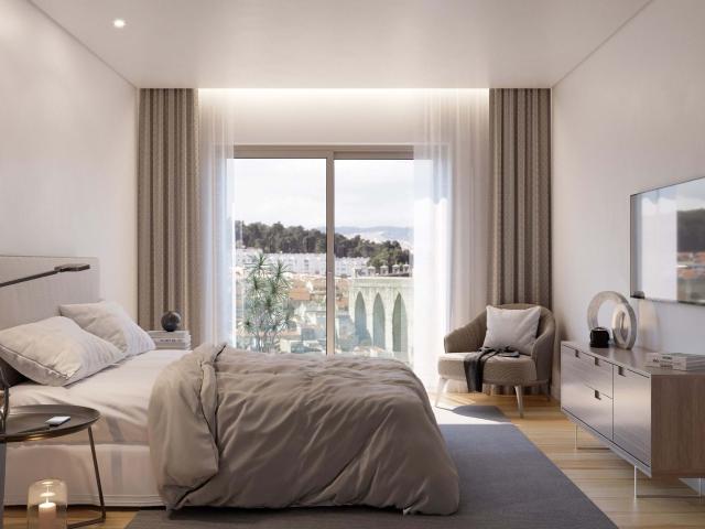 Apartamento T2 com terraço e parqueamento no Campolide Resi. 241m² Campolide