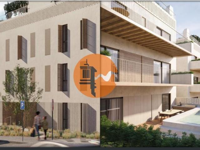 Apartamento T2 com terraço privativo em Construção Fuset. 93m² Moncarapacho e Fuseta