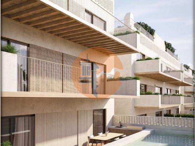Apartamento T2 com terraço privativo em Construção Fuseta Olhão
