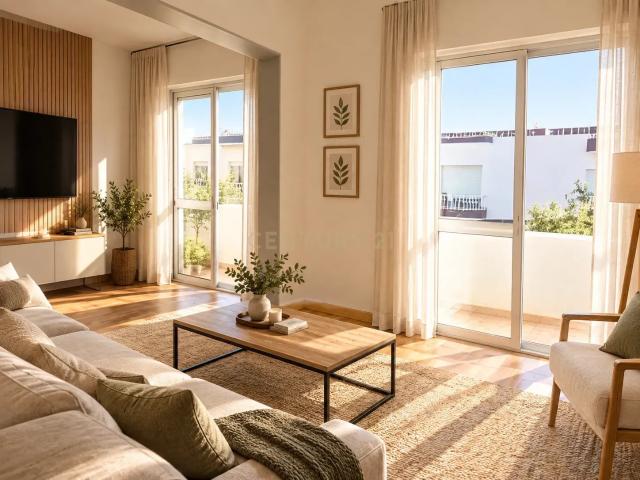 Apartamento T2 com varanda e localização central na Baixa da Banheira
