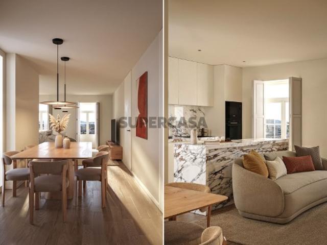 Apartamento T1+1 com varanda em prédio novo no centro histórico de Braga