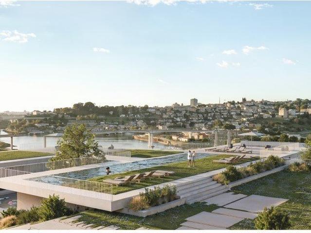 Apartamento T2 de luxo, com piscina e vistas para o rio Dour. 119m² Gondomar São Cosme, Valbom e Jovim