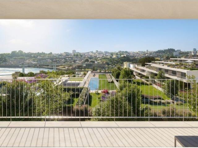 Apartamento T2 de luxo, com piscina e vistas para o rio Dour. 120m² Gondomar São Cosme, Valbom e Jovim