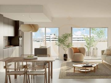 Apartamento T2 Duplex com terraço privado e piscina 91m² Faro Sé e São Pedro