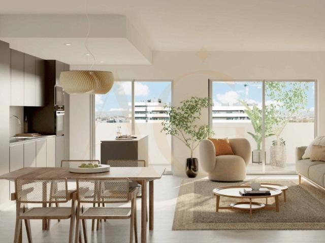 Apartamento T2 Duplex com terraço privado e piscina 91m² Faro Sé e São Pedro