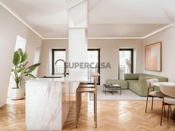 Apartamento T2 duplex situado na Avenida da Liberdade, Lisboa
