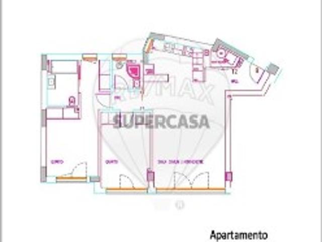 Apartamento T2 em Alcântara