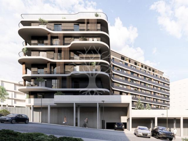 Apartamento T2 em construção com varanda e lugar de garagem, em Vila Nova de Gaia
