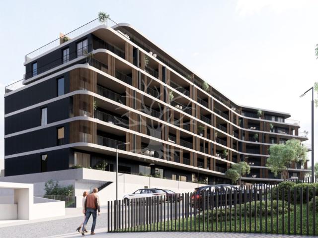 Apartamento T2 em construção com varanda e lugar de garagem, em Vila Nova de Gaia