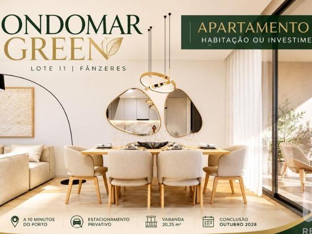 Apartamento T2 em Fânzeres e São Pedro da Cova de 80,00 m²
