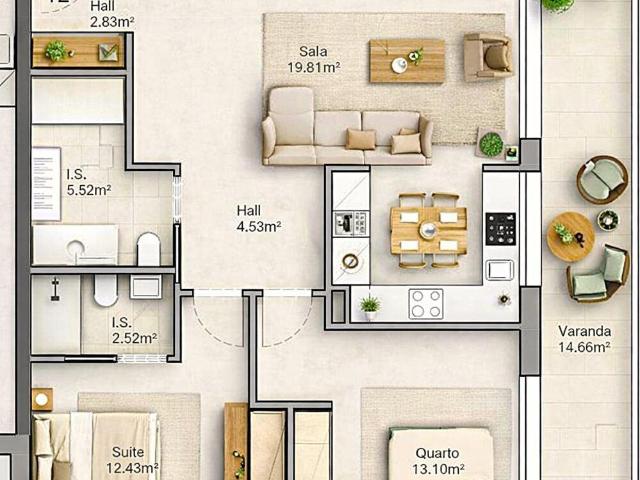 Apartamento T2 em Leiria, Pousos, Barreira e Cortes de 85,00. 85m² Leiria, Pousos, Barreira e Cortes