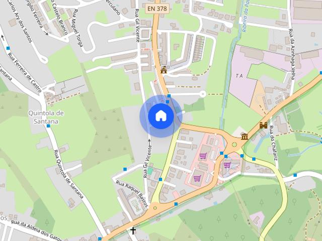 Apartamento T2 em moradia com jardim zona Sesimbra