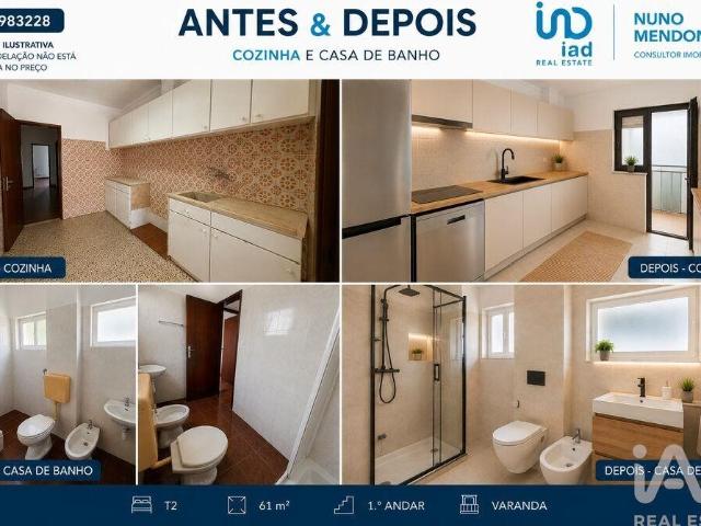 Apartamento T2 em São Sebastião de 63,5 m² 63m² Setúbal São Sebastião