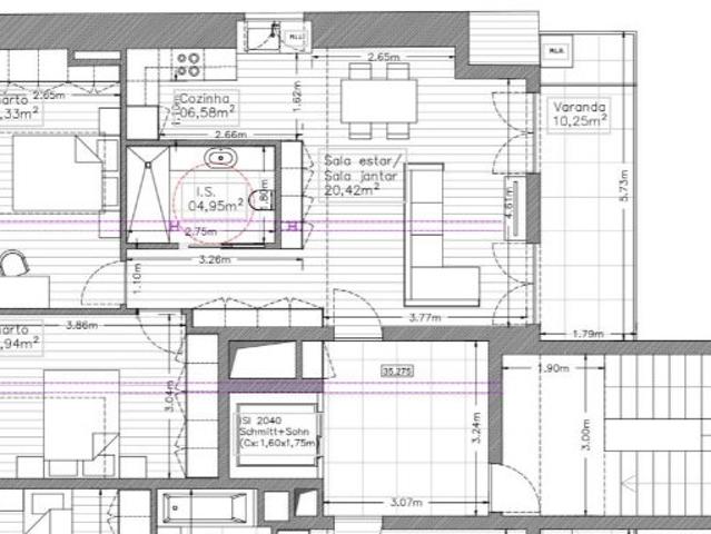 Apartamento T2 Empreendimento Montanha Prestige 68m² Monte Real e Carvide