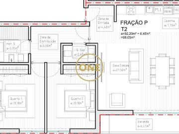 Apartamento T2 Jardins de Brufe