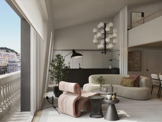 Apartamento T2 junto à Avenida da Liberdade 143m² Santo António