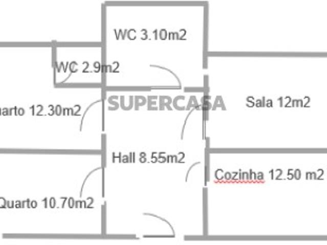 Apartamento T2 na Vila Chã