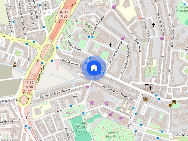Apartamento T2 na estrada de Benfica