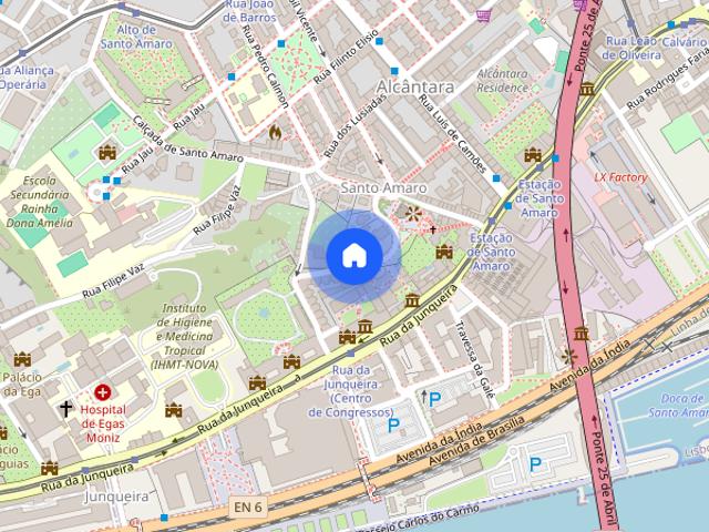 Apartamento T2 no Alto de Santo Amaro