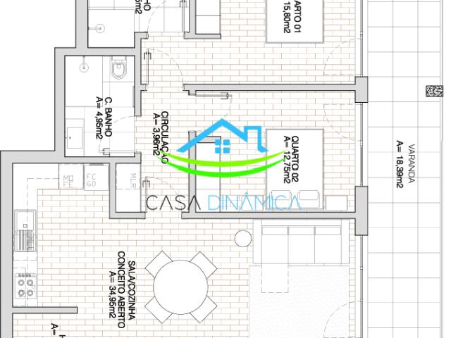 Apartamento T2 nos Condados Tavarede, Figueira da Foz