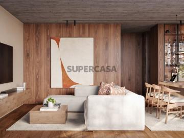 Apartamento T2 novo com varanda em empreendimento de luxo no centro histórico de Braga