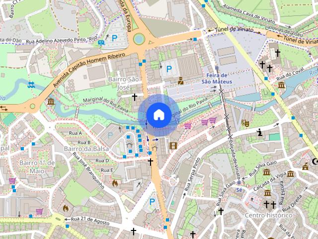Apartamento T2 para alugar em Viseu