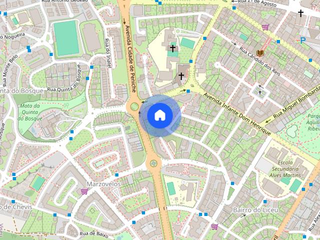 Apartamento T2 para alugar em Viseu