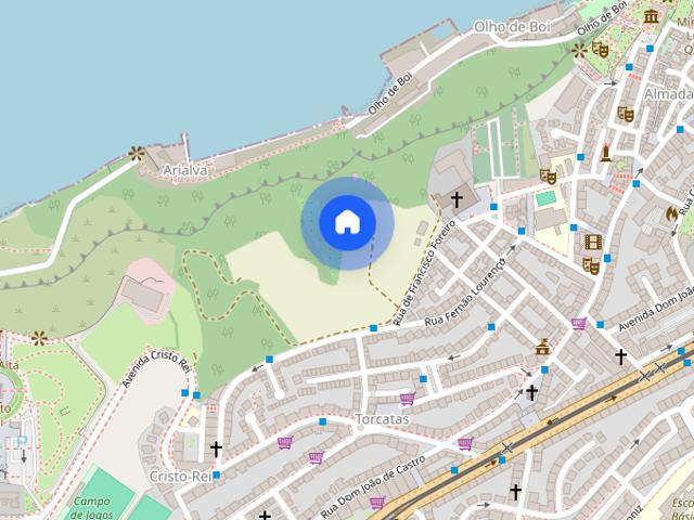 Apartamento T2 para alugar em Almada