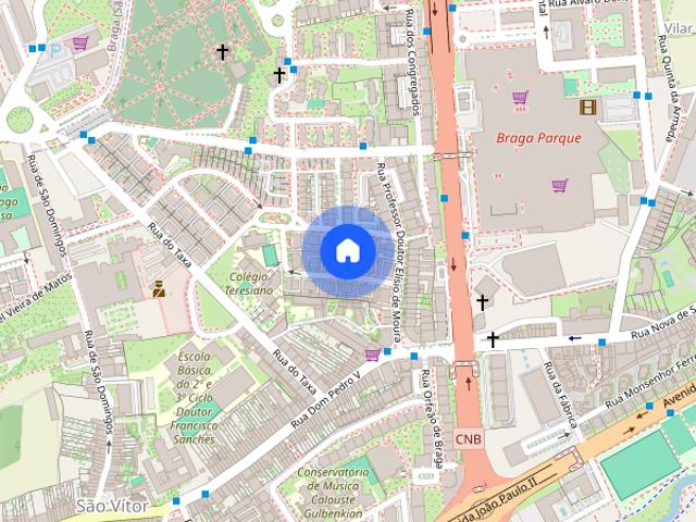 Apartamento T2 para alugar em Braga