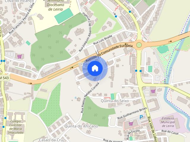 Apartamento T2 para alugar em Leiria