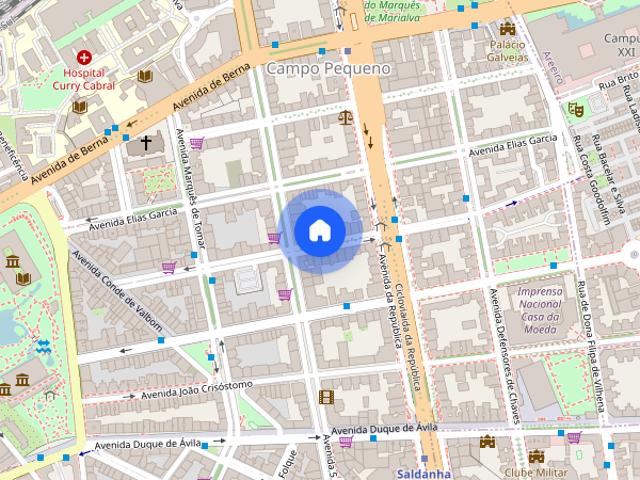 Apartamento T2 para alugar em Lisboa