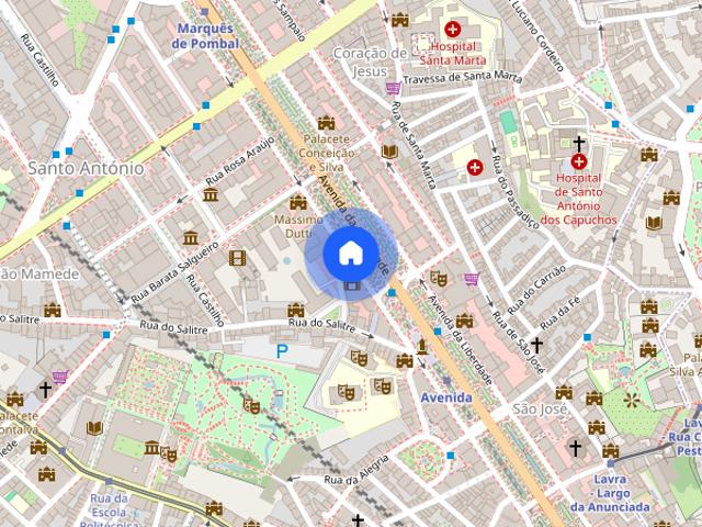 Apartamento T2 para alugar em Lisboa