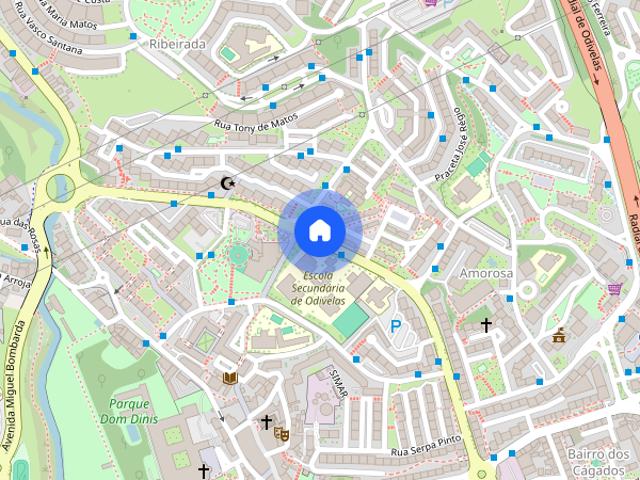 Apartamento T2 para alugar em Odivelas